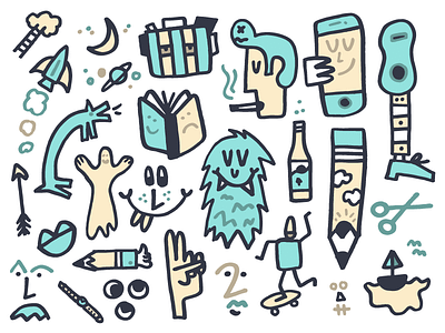 Seems like a good friday for doodling art doodle draw easter friday fun good illustration marker stuff things vector