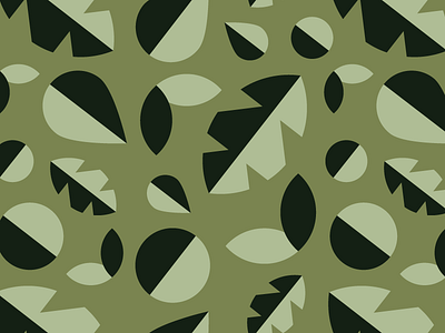 🌿 art flat fun illustration leaf pattern repeat shadow shapes surfacepattern vector