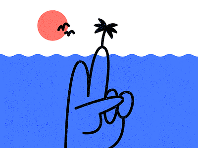 🌴 🌴 🌴 art birds drawing goodvibes illustration island palm peace texture tree vector