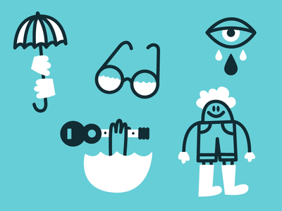 Rainy day dudes