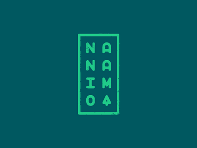 Nanaimo II badge britishcolumbia design lettering logo nanaimo ocean sun thicklines vancouverisland
