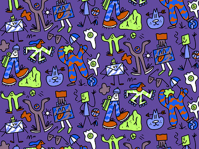 Character development... 🍳 art character cosmic doodle fun illustration pattern