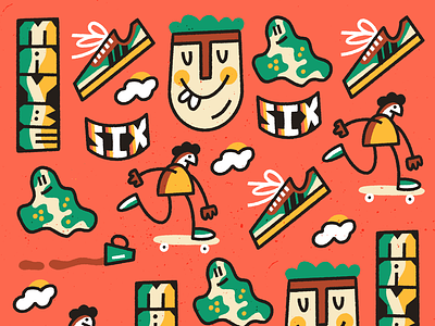 Drawings, TGIF edition 🌞 art character doodle fun illustration procreate skateboarding texture