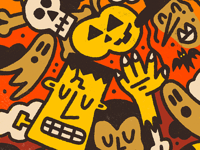 🎃👻🎃 art character doodle drawing fun halloween illustration loose