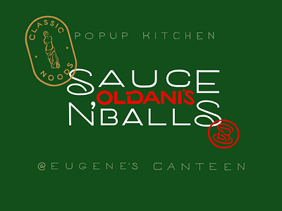 Oldani’s Popup Kitchen Logo branding digital typography hand drawn italian kitchen lettering logo restaurant typography