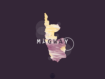 Magway Abstract abstract awesome design design flat illustration illustrator magway map myanmar