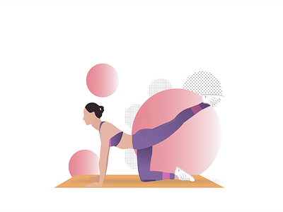Yoga Version 2 awesome design flat illustrator myanmar yoga pose