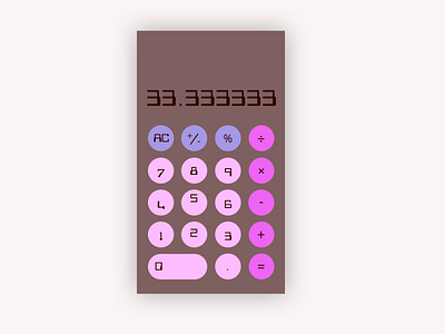 UI Design Challenge Day 4: Calculator calculator ui uichallenge uidesign