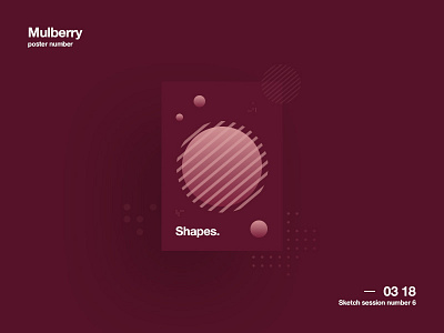 Mulberry burgundy color design graphic hellephant mulberry pink poster shapes sketch worksheet