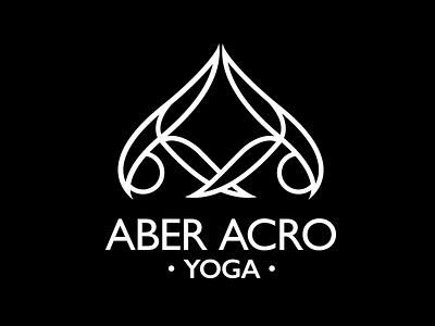 Aber Acro Yoga logo 2 acro yoga identity logo sport yoga