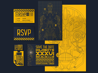 Kilobots invitation set