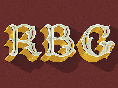 RBG handlettering typography