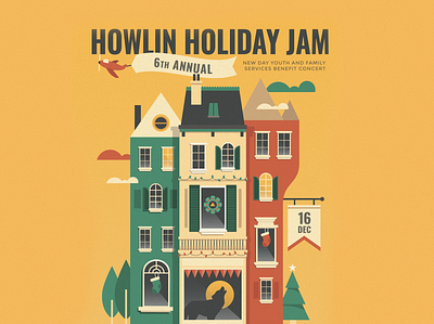 Howlin Holiday Jam Poster