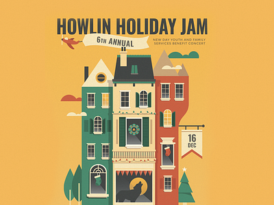 Howlin Holiday Jam Poster