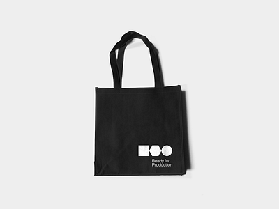 Ready for Production branding design graphic design logo totebag typography