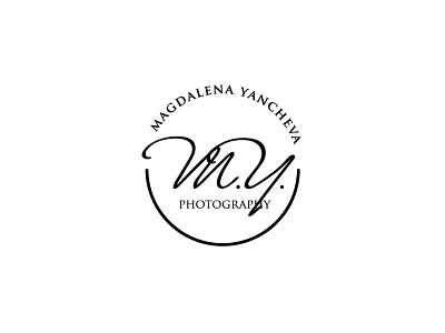 Magdalena Yancheva Photography logo branding design logo