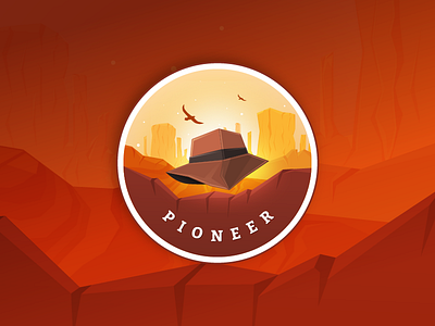 Gamification Badge - Pioneer