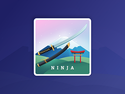 Gamification Badge - Ninja