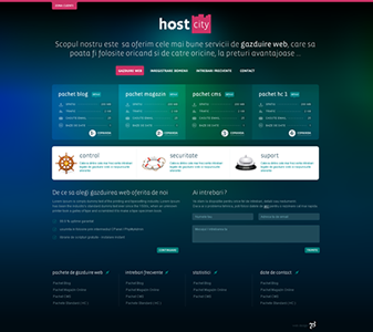 Hostcity design web design website