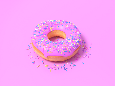 3d donut