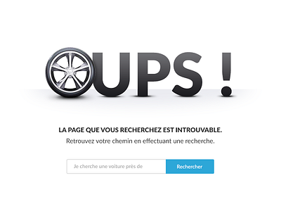 404 error, OUPS ! 404 car compositing cut graphic retouch wheel