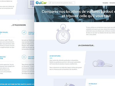 landing page V1 car composition gradient illustration landing type webdesign