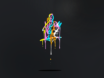 Hippy Life. calligraphy graffiti handlettering lettering street style typography