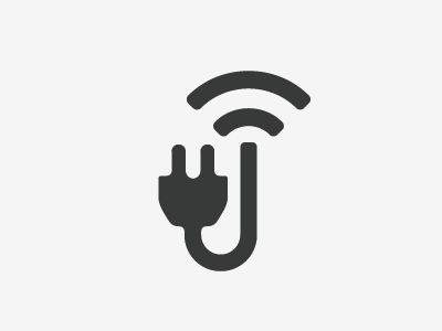 Device Icon device electronic outlet plug signal