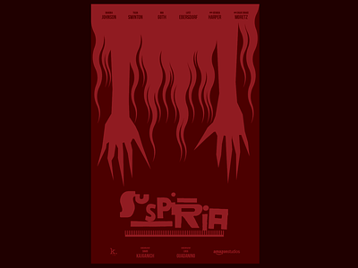 Suspiria 2018 Poster cinema claws movie poster suspiria vector witch