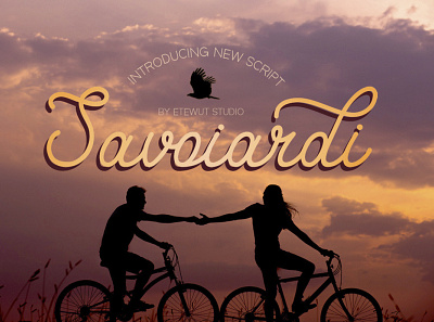 Savoiardi calligraphy family font invitation script sign signature type typeface webfont