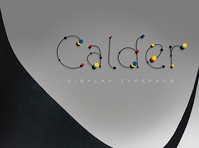 Calder 1 calligraphy display family font sign signature title type typeface webfont