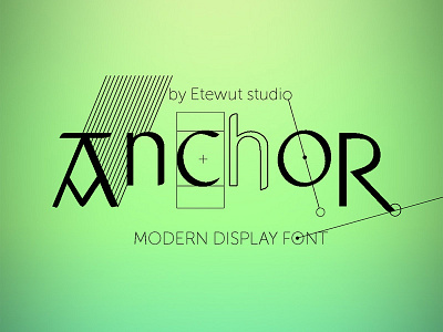 Anchor font family