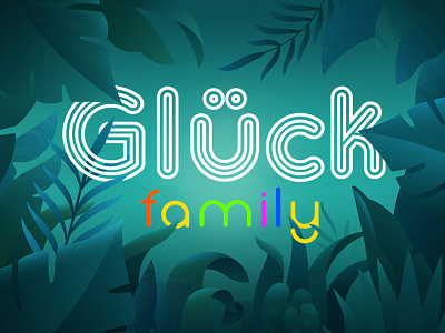 Glück family 80s bestselller disco family font modern organic poster product promotion type typeface