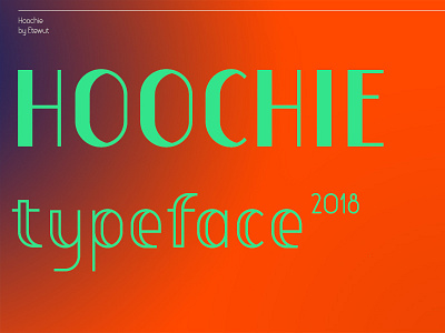 Hoochie calligraphy family font typeface webfont