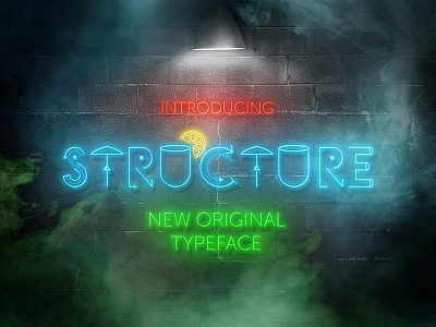 Structure calligraphy family font typeface webfont