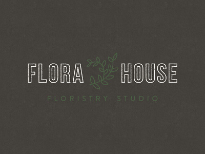 Flora House #4 branding design logo