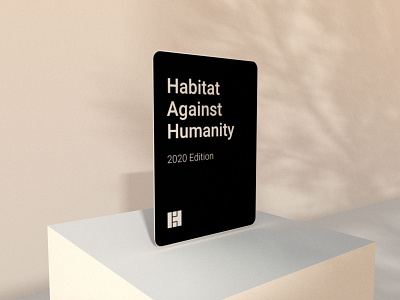 Habitat Against Humanity Holiday Game 3d card holiday