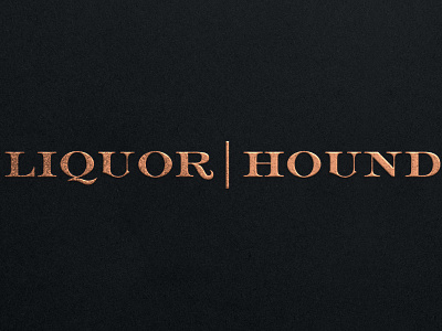 Liquor Hound Logo liquor logo