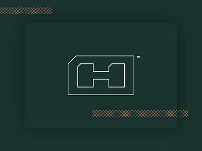 Hdz Concrete Outlined Logo icon logo outlines