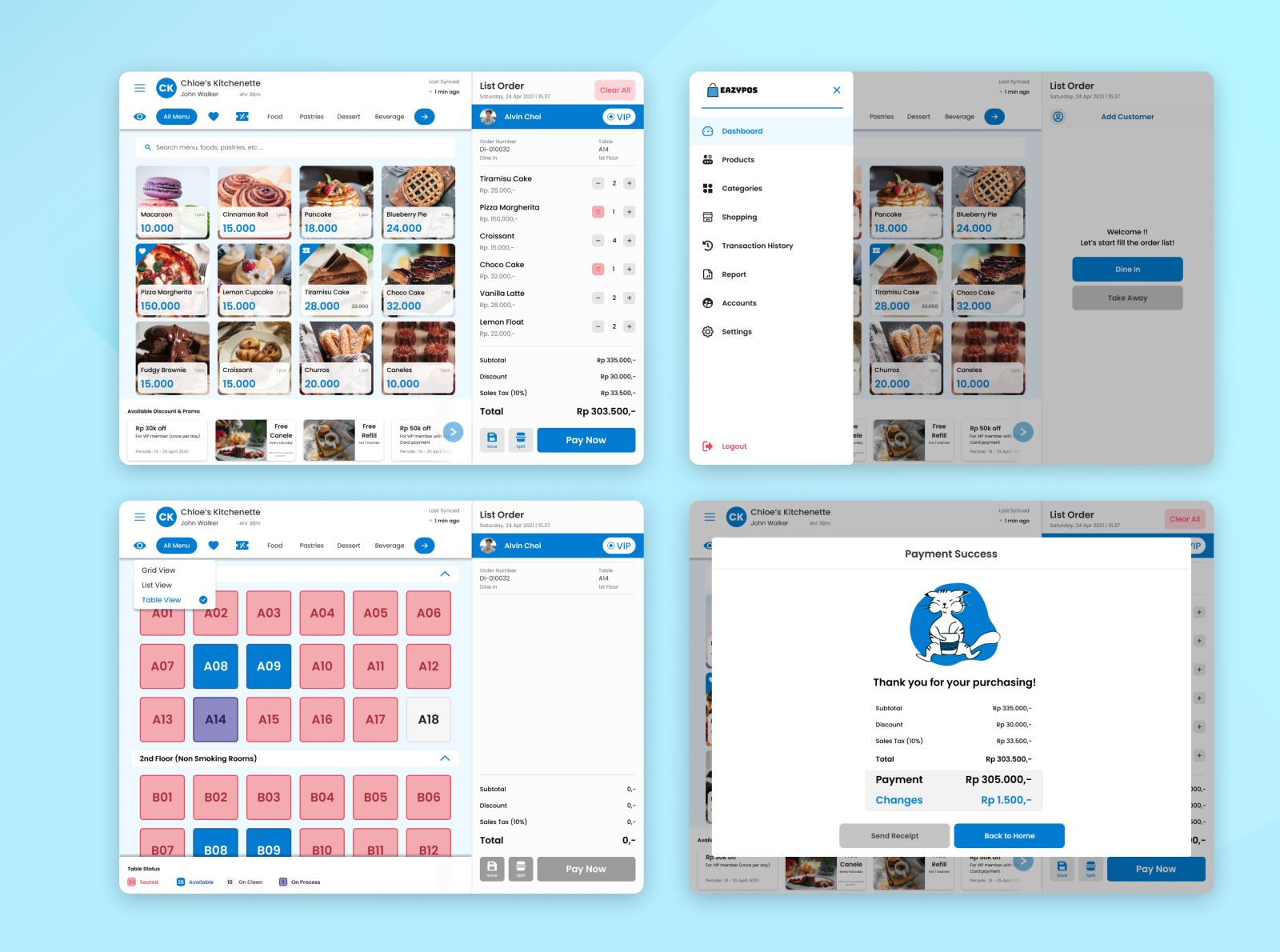Easypos Point Of Sales App By Lintar Reksa Bryan Abimanyu On Dribbble