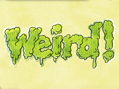 Weird Drip by Aaron Klopp on Dribbble