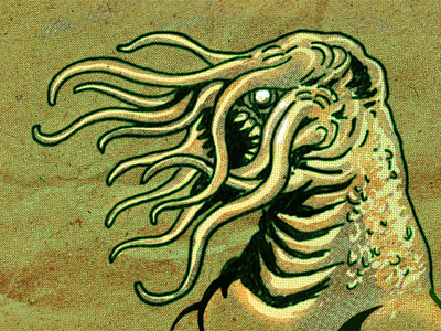 Tentacle Face kaiju monster tentacles