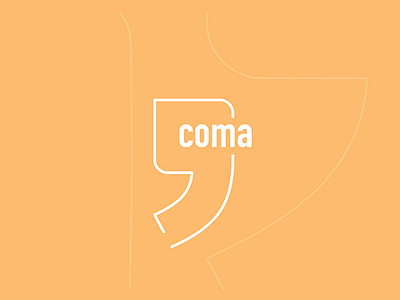 coma brand design everydaydesign identity illustration pastel