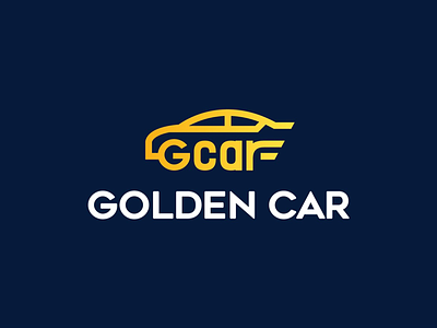 GOLDEN CAR car design golden identity illustration logo shop
