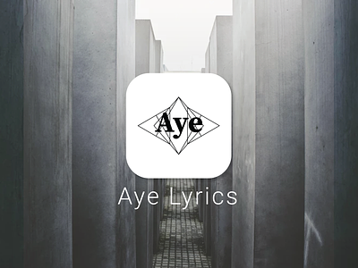 Aye | app icon app aye brand dailyui design everydaydesign identity logo ui ui ux uidaily vector