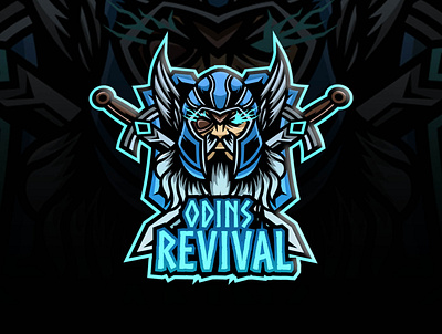 Odins Revival esport esportlogo game gaming illustration mascot mascot character mascot design mascotlogo odin twitch youtube