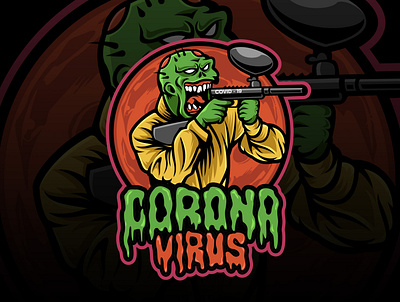 corona virus zombie corona coronavirus esport esportlogo icon illustration mascot character mascot design mascot logo mascotlogo vector zombie zombielogo