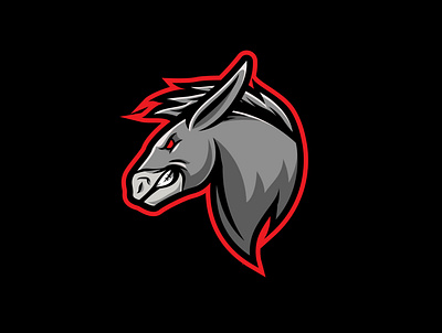 donkey donkey esport logo esportlogo horse illustration logo logodesign mascot mascot character mascot design mascot logo mascotlogo