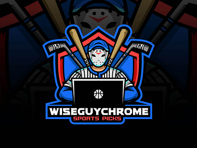 WISEGUYCHROME esport esportlogo icon illustration mascot mascot character mascot design mascot logo mascotlogo vector