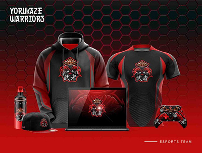 YORUKAZE WARRIORS merchandise brand brand design brand identity brandidentity branding branding agency branding and identity branding concept branding design design esport esportlogo mascotlogo merch merchandise merchandise design